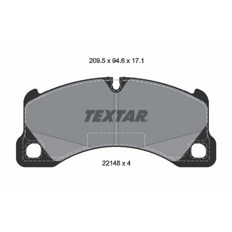 Textar Front Brake Pad Set 2214801
