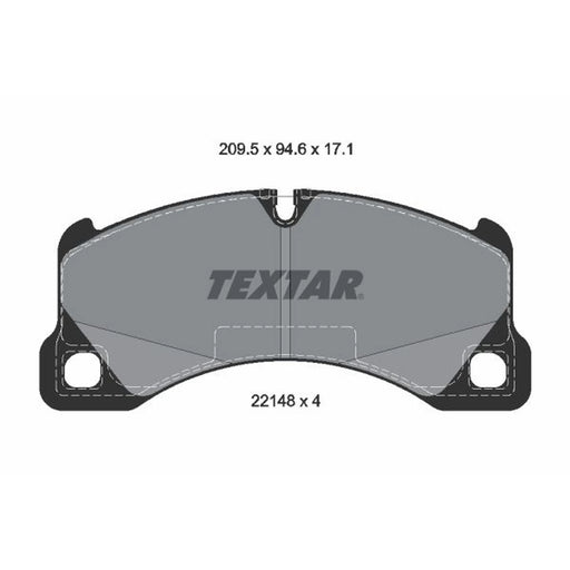 Textar Front Brake Pad Set 2214801