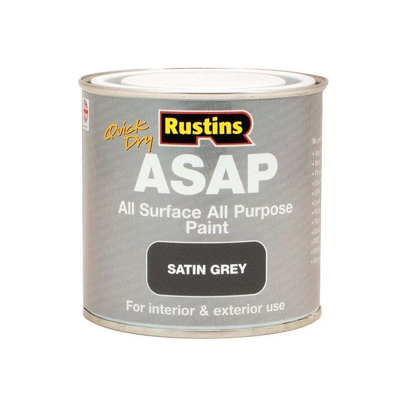 Rustins ASAP Paint Grey 1 Litre Rustins - Town Tools