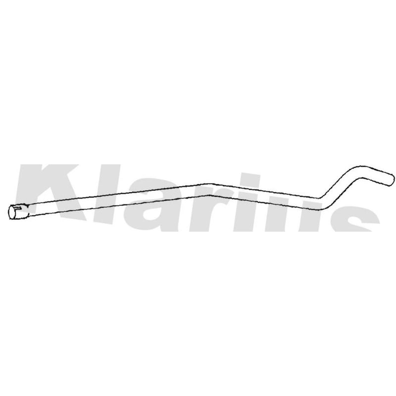 Klarius Exhaust Pipe OD fits Opel Astra H 2005-2010 1.3