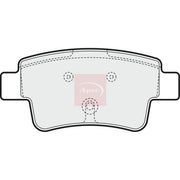 Apec Rear Brake Pad Set fits Abarth Grande Punto 2007-2010 1.4