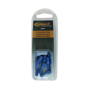 Tool Connection Blue Fully Insulated Female Push On Terminal 6.3mm 10pc 36873 Connect Workshop Consumables - Dynamic Drive