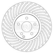 Borg & Beck Front & Rear Brake Discs & Pads fits Mercedes-Benz Slk 2011 on