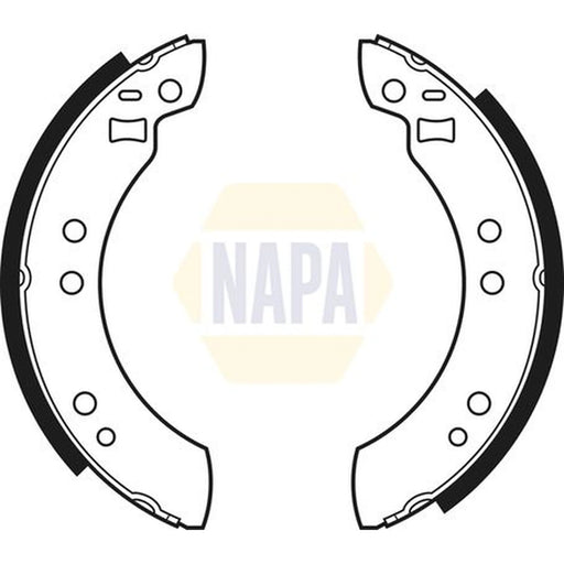 NAPA Brake Shoe Set Axle Kit NBS1003
