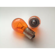 2 X 581 Amber Orange Indicator Car Bulbs Off Set Pins 12V 21W Bau15S - E Marked Eurolec  - Dynamic Drive