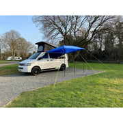 Campervan Awning Sun Canopy Sunshade Motorhome for 4 or 6mm Rail Blue T4 T5 T6 Maypole - Dynamic Drive