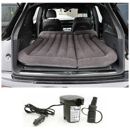 Camping Travel Inflatable Rear Car Boot Double Air Bed Mattress Grey Streetwize - Dynamic Drive