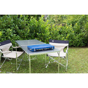 Campingaz Camping Chef Folding Double Burner Stove With Grill Campingaz - Dynamic Drive