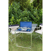 Campingaz Camping Chef Folding Double Burner Stove With Grill Campingaz - Dynamic Drive