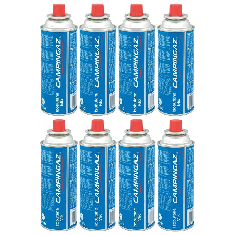 Campingaz CP250 Isobutane Gas Cartridge 8 Pack Campingaz - Dynamic Drive