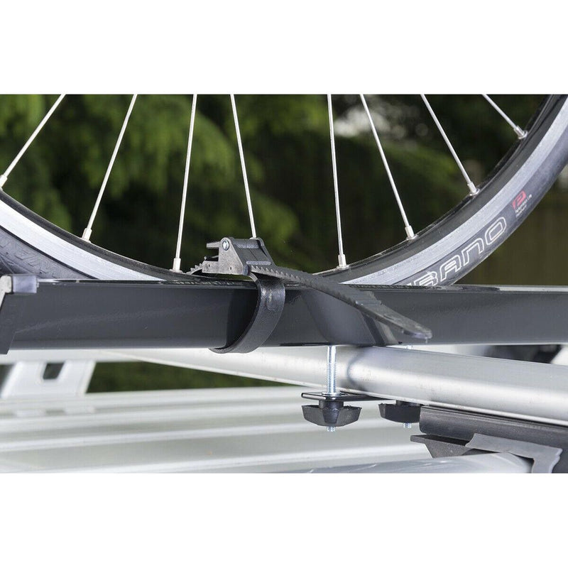 Car Roof Mounted Rack Bar Mounted Bike Cycle Carrier Upright Bike Carrier UKB4C - Dynamic Drive