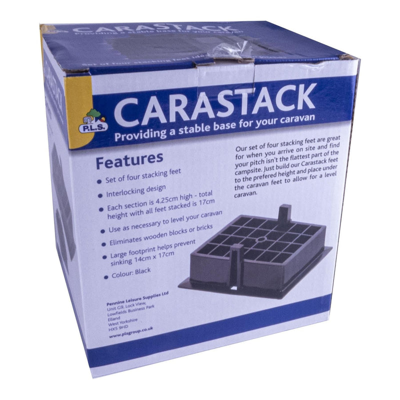 Caravan Carastack Stacking Pads Feet Blocks Corner Steady Winder Feet - Set of 4 Powerpart - Dynamic Drive