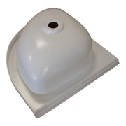 Caravan Motorhome Boat Bathroom White Plastic Corner Vanity Sink Bowl Camper Van Via Mondo - Dynamic Drive