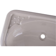 Caravan Motorhome Camper Boat Bathroom Ivory Plastic Vanity Sink Grove - Dynamic Drive
