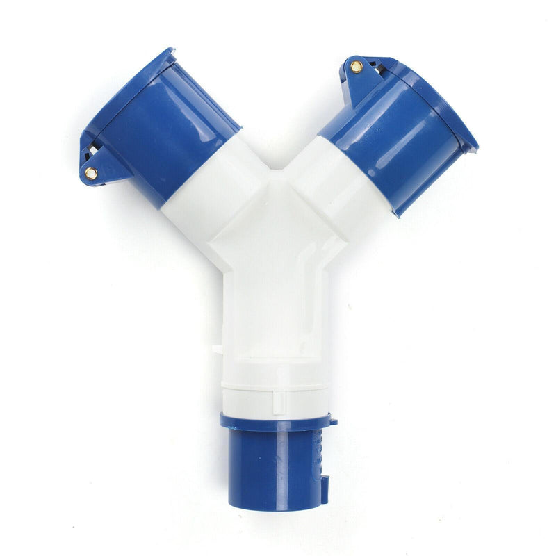 Caravans Hook Up 2 Way 16Amp 240V Mains Hook Up Adaptor Crusader - Dynamic Drive