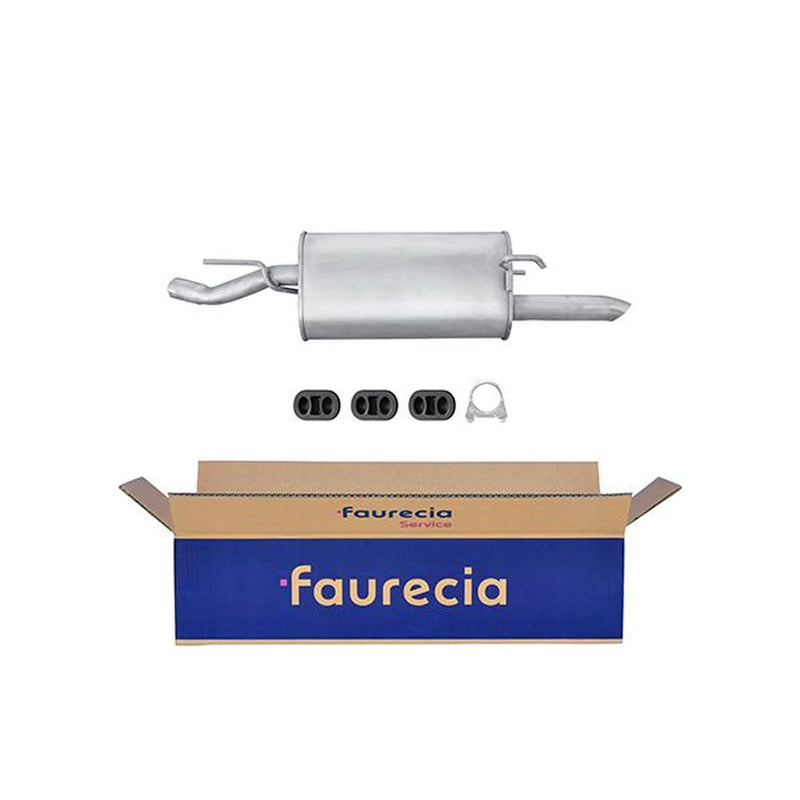 Hella End Silencer Rear fits Opel Astra G 2000-2004 1.7