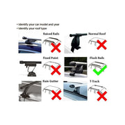 Aluminium Locking Roof Rack Cross Bars fits BMW X3 G01 SUV 2018-2020 Summit  - Dynamic Drive