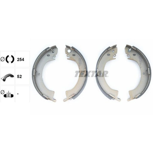 Textar Brake Shoe Set Axle Kit 91035200
