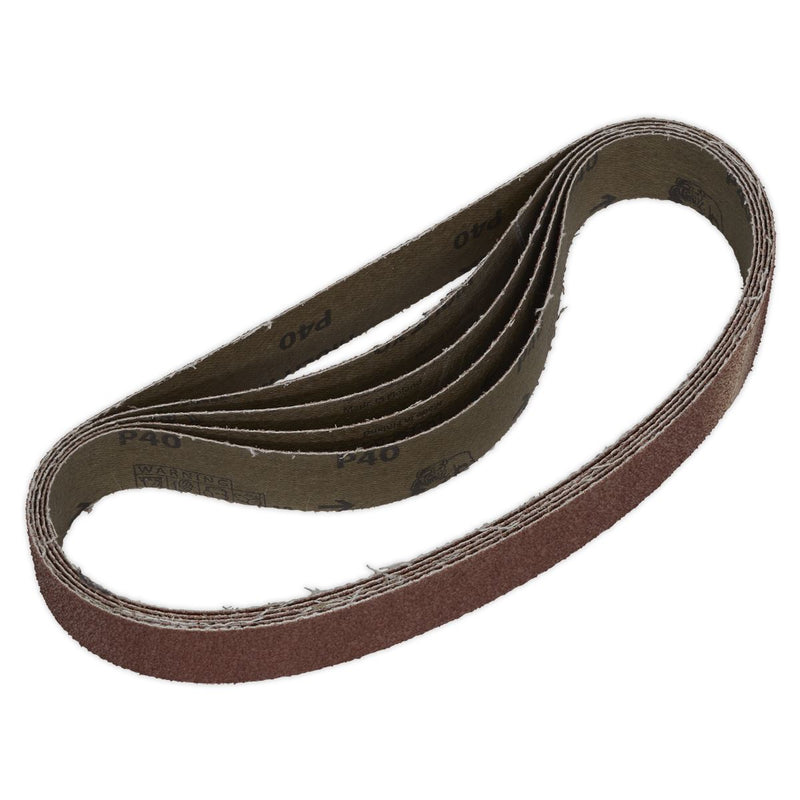 Sealey Sanding Belt 30 x 540mm 40Grit Pack of 5 SB009 Sealey - Dynamic Drive