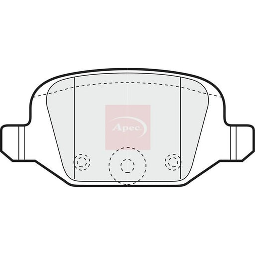 Apec Rear Brake Pad Set PAD1130