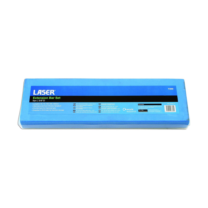 Laser Extension Bar Set 3/8"D 5pc 7369 Laser - Dynamic Drive