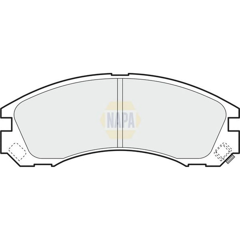 NAPA Front Brake Pad Set fits Citroën C-Crosser 2007-2012 2.2 2.4