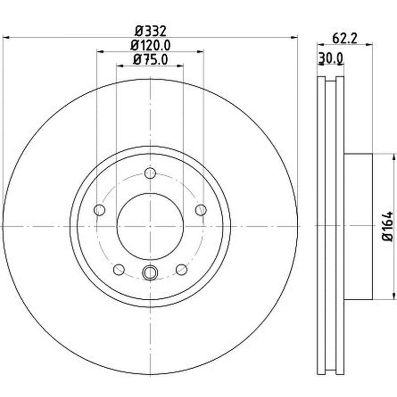 Mintex Front & Rear Brake Discs & Pads fits BMW X6 2008-2019