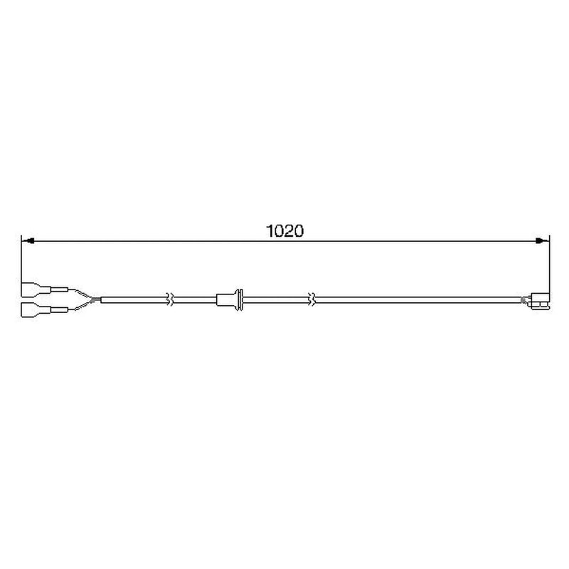 Bosch Brake Pad Wear Sensor Front fits Porsche 928 1977-1986 4.5 4.7