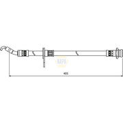 NAPA Brake Hydraulic Hose Line Front NBH1200
