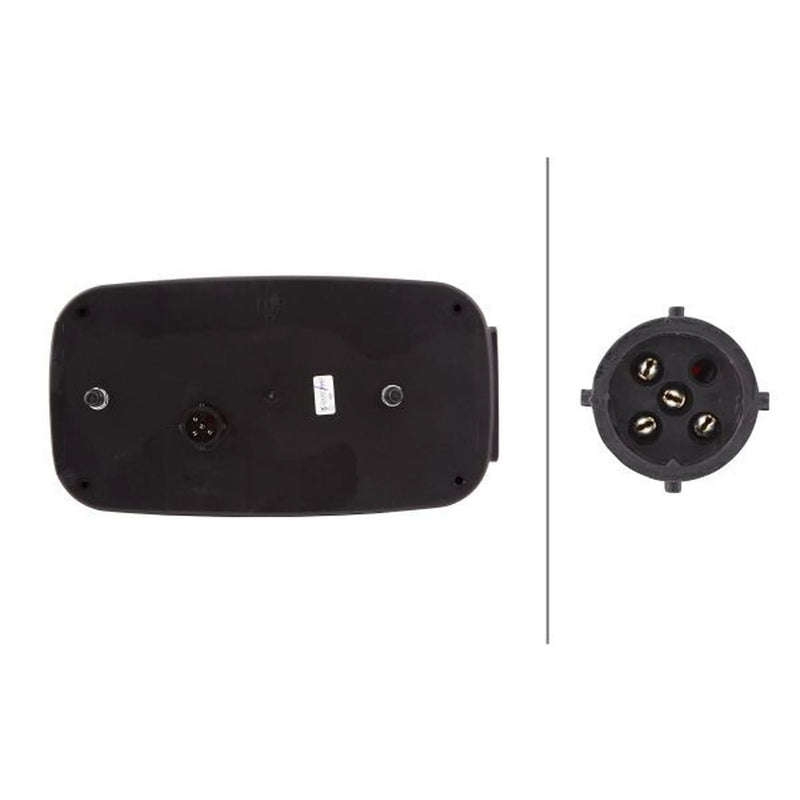 Hella Tail Light / Lamp P21W Right