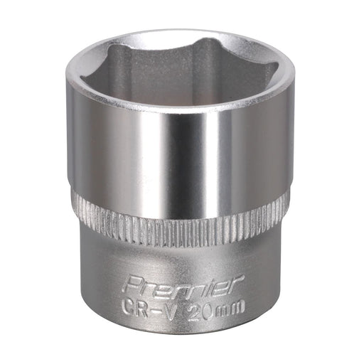 Sealey WallDrive Socket 20mm 3/8"Sq Drive S3820 Sealey - Dynamic Drive