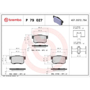 Brembo Front & Rear Brake Discs & Pads fits Honda Civic VIII 2005-2012 1.6 1.8