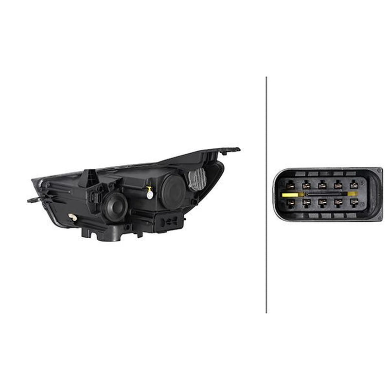 Hella Headlight Headlamp H7 Left fits Opel Grandland X 2017-2021 1.2 1.5 1.6 2.0