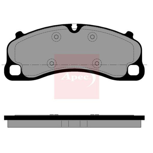 Apec Front Brake Pad Set fits Porsche 911 2013-2020 3.8 4.0