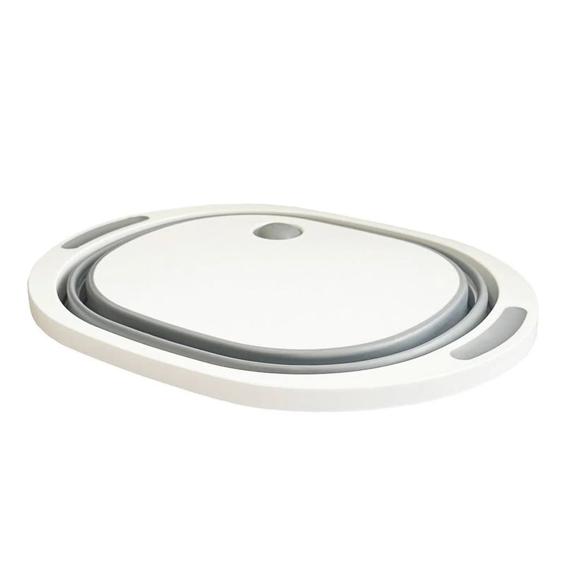 Olpro Collapsible Silicone Folding Bowl with Cutting Board