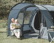 Easy Camp Skarvan 4 Pole Tent Blue 4 Person Easy Camp - Dynamic Drive