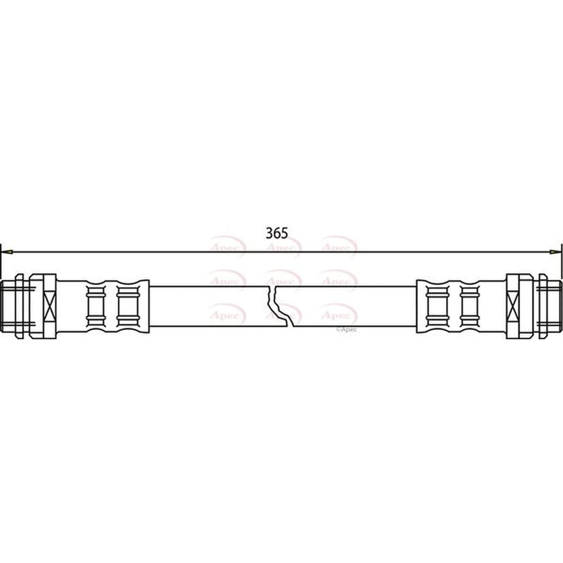 Apec Brake Hydraulic Hose Line inner HOS3211