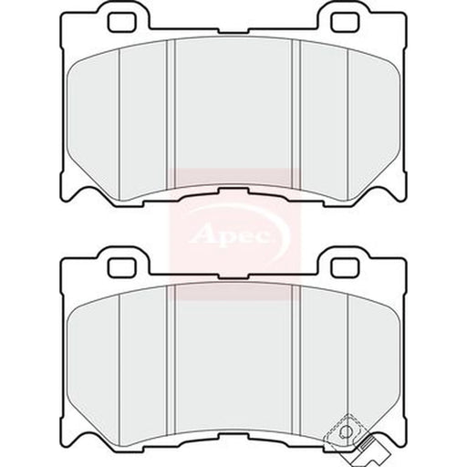Apec Front Brake Pad Set PAD1709
