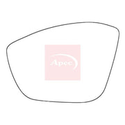 Apec Exterior Wing Mirror Glass Left fits Citroën C3 Aircross I 2017-2018