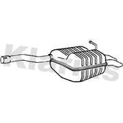 Klarius Box With Tail Pipe Rear fits VW Golf V 2007-2009 1.9