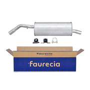 Hella End Silencer Rear fits Citroën C2 2003-2012 1.1