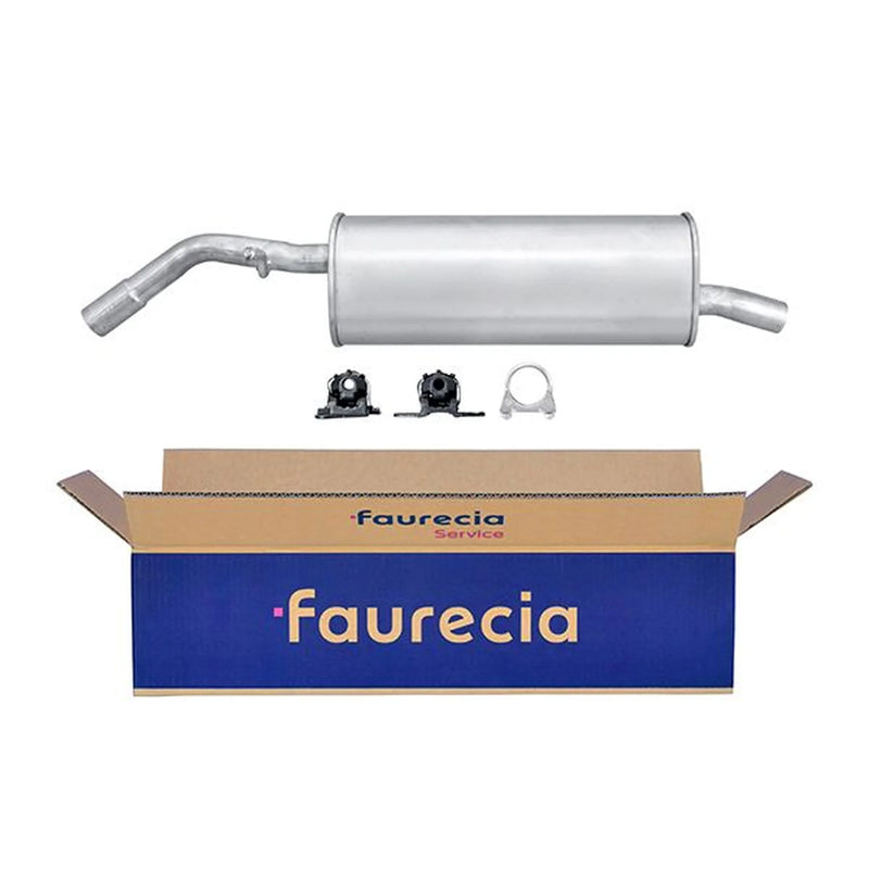 Hella End Silencer Rear fits Citroën C2 2003-2012 1.1