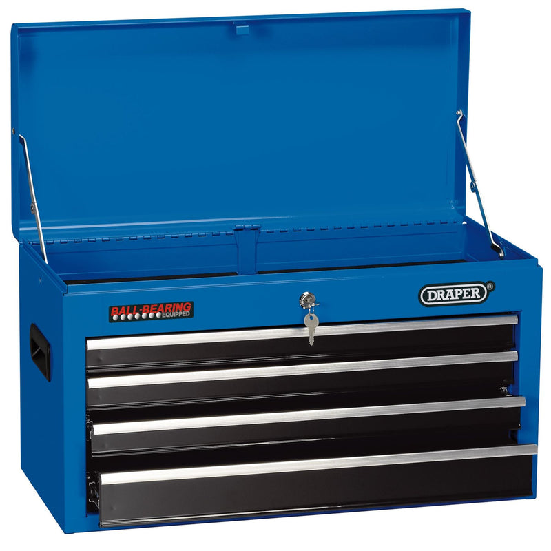 Draper Tool Chest, 4 Drawer, 26", Blue 14589 Draper - Dynamic Drive