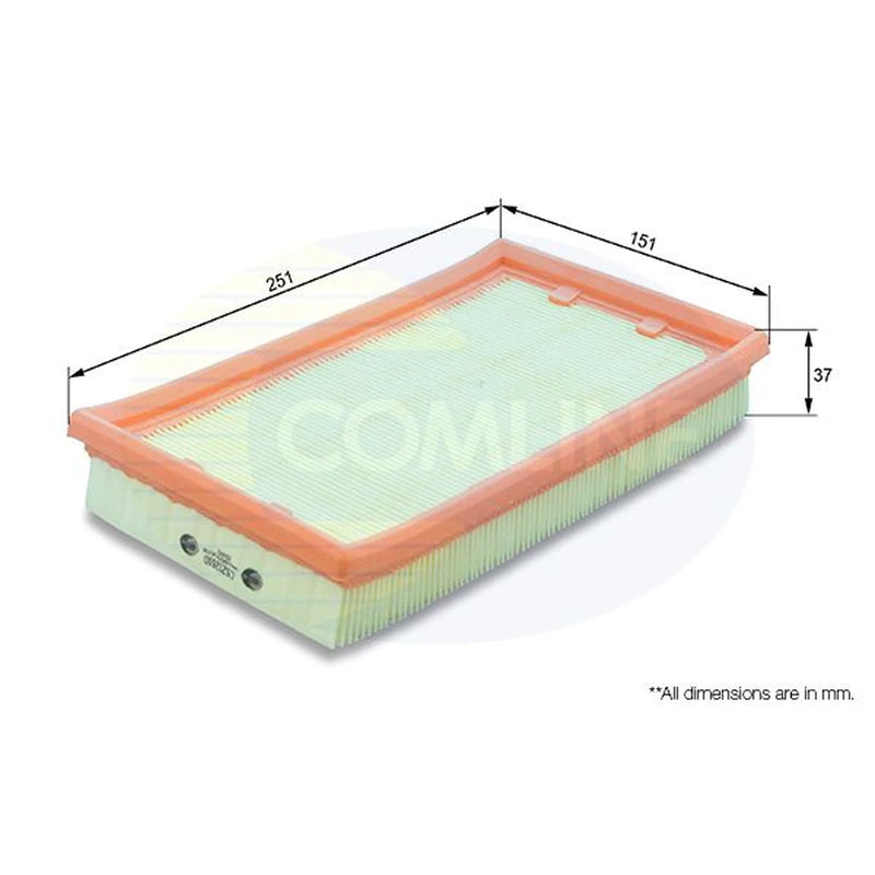 Comline Engine Air Filter fits Subaru Justy III 2003 on 1.3 1.5