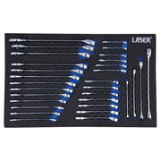 Laser Metric/Stubby/Star Spanner Set 30pc 8481 Laser - Dynamic Drive