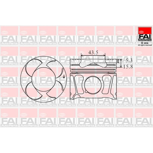 FAI Piston Cylinder Bore =