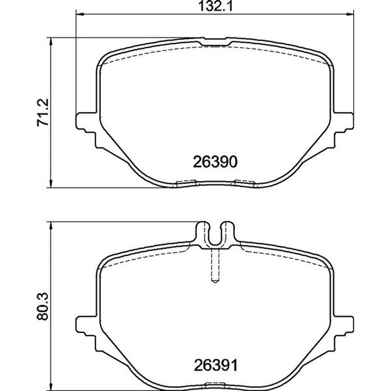 Brembo Rear Brake Discs & Pads fits Mercedes-Benz S-Class 2020-2023
