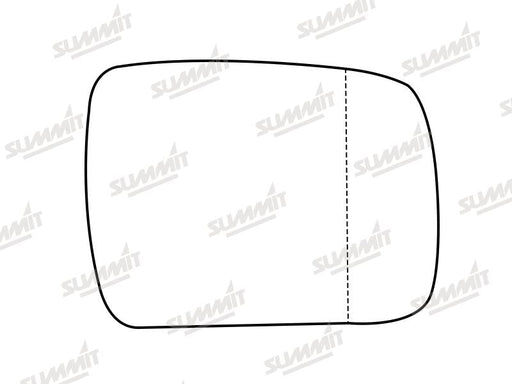 Summit Heated Base Plate With Standard Mirror Glass fits Land Rover Discovery 09 to 13 RHS Summit - Bars 4 Cars