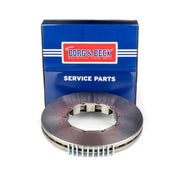 Borg & Beck 2 x Vented Rear Brake Discs BBD33036-x2