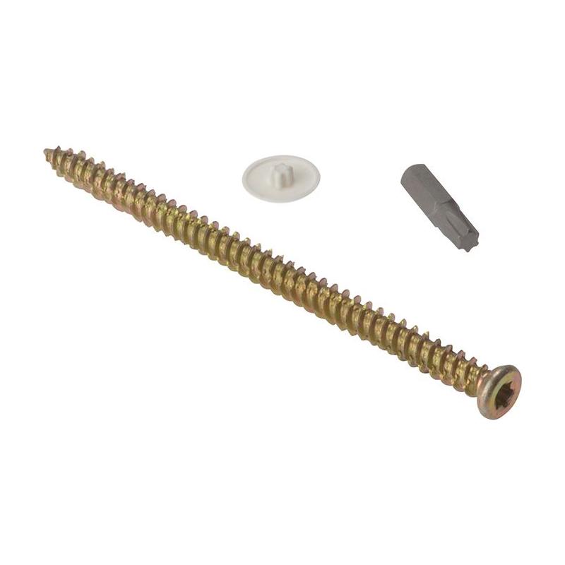 Forgefix Concrete Frame Screw TORX® Compatible High-Low Thread ZYP 7.5 x 202mm Box 100 ForgeFix - Town Tools